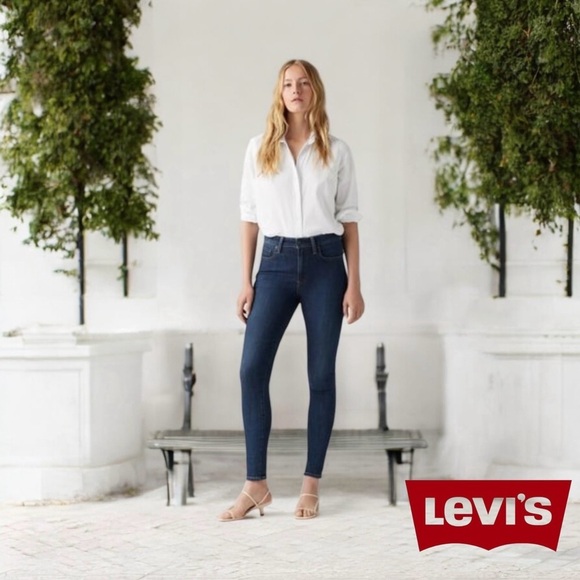 NWOT, Levi's, 721 High Rise Skinny Jeans, Size 26, Dark Blue - Picture 1 of 12